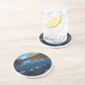 VS, Californië. Yosemite Valley Uitzicht 2 Zandsteen Onderzetter (Zijkant)