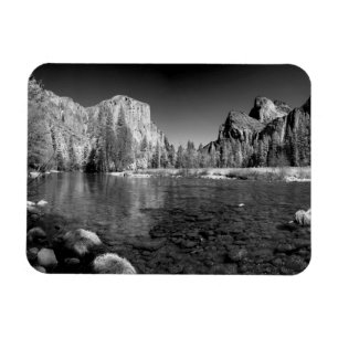 VS, Californië. Yosemite Valley View Magneet