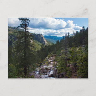 VS, Californië. Yosemite Valley Vista Briefkaart