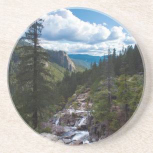 VS, Californië. Yosemite Valley Vista Zandsteen Onderzetter