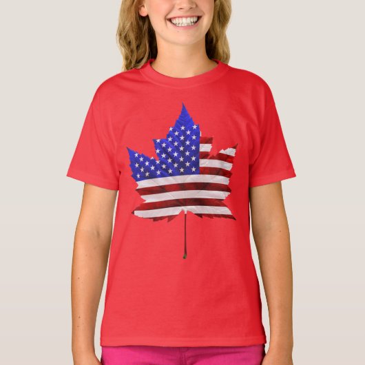 VS Canada T-Shirts Canada US Kids Shirts Hoodies (Voorkant)