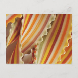VS. Close-up van gedroogde regenboog pastasnoepjes Briefkaart