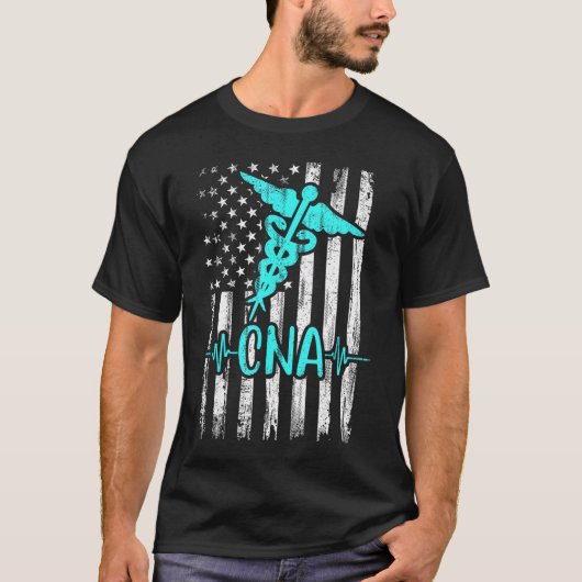 VS CNA gecertificeerde verpleegkundige assistent A T-shirt (Voorkant)