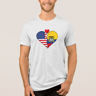 VS Colombia Hart vlaggen Hispanic Heritage  Tri-Blend Shirt