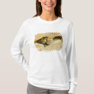 VS, Colorado, Breckenridge. Nieuwsgierige rode vos T-shirt