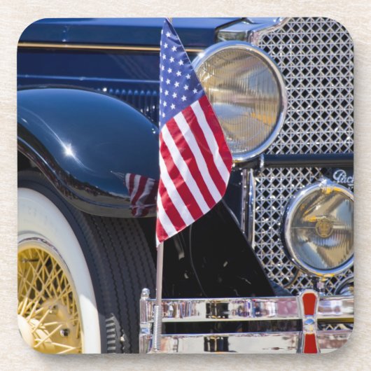 VS, Colorado, Frisco. Oude Packard auto Drankjes Onderzetter (Voorkant)