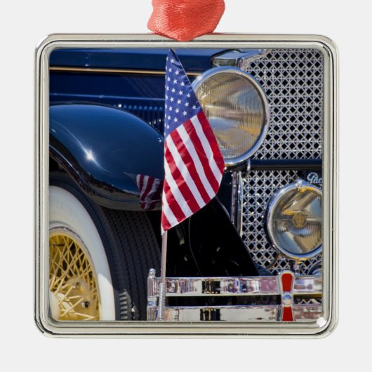 VS, Colorado, Frisco. Oude Packard auto Metalen Ornament (Voorkant)