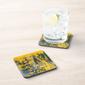 VS, Colorado. Heldergele spens in Rockies 2 Drankjes Onderzetter (Rechterzijde)