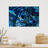 VS, Colorado, Lafayette. Abalone shell Poster (Keuken)