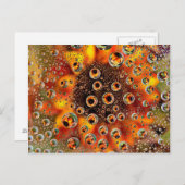 VS, Colorado, Lafayette. Waterbellen op glas 1 Briefkaart (Voorkant / Achterkant)