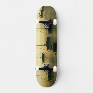 VS, Colorado, Lake Dillon. Vroege ochtend Persoonlijk Skateboard
