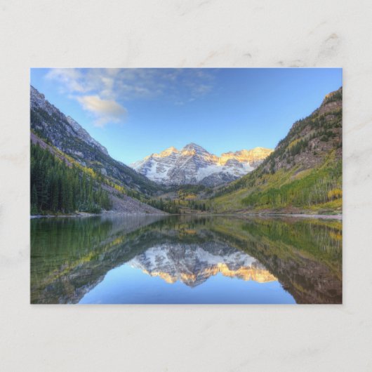 VS, Colorado, Maroon Bells-Snowmass Briefkaart (Voorkant)