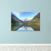 VS, Colorado, Maroon Bells-Snowmass Canvas Afdruk (Insitu (Houten vloer))