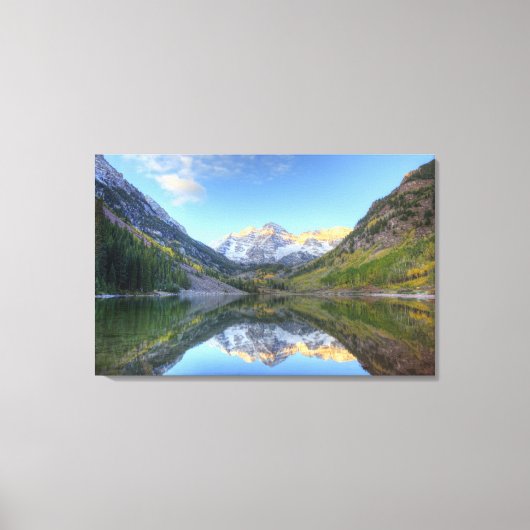 VS, Colorado, Maroon Bells-Snowmass Canvas Afdruk (Voorkant)