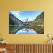 VS, Colorado, Maroon Bells-Snowmass Canvas Afdruk (Insitu (Woonkamer))