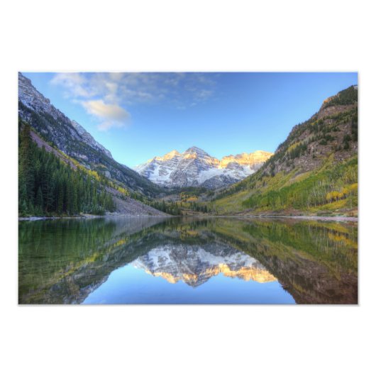 VS, Colorado, Maroon Bells-Snowmass Foto Afdruk (Voorkant)