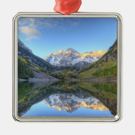 VS, Colorado, Maroon Bells-Snowmass Metalen Ornament (Voorkant)