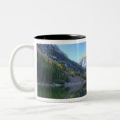 VS, Colorado, Maroon Bells-Snowmass Tweekleurige Koffiemok (Links)