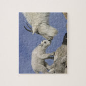VS, Colorado, Mount Evans. Moeder van een berggeit Legpuzzel (Verticaal)