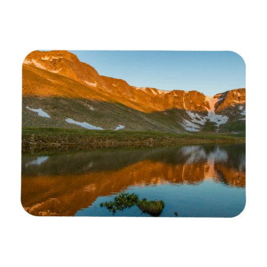 VS, Colorado, Mt. Evans. Summit Lake-weerkaatsing Magneet (Horizontaal)