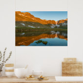 VS, Colorado, Mt. Evans. Summit Lake-weerkaatsing Poster (Keuken)