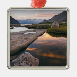 VS, Colorado, Rocky Mountain NP. Zonsopgang in Metalen Ornament