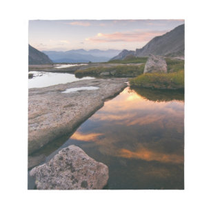 VS, Colorado, Rocky Mountain NP.  Zonsopgang in Notitieblok