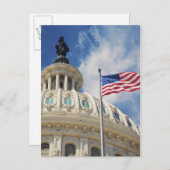 VS, Columbia, Washington DC, Capitol Building Briefkaart (Voorkant / Achterkant)
