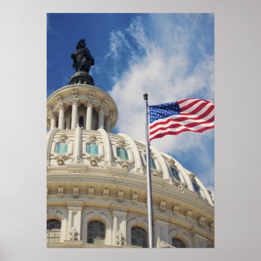 VS, Columbia, Washington DC, Capitol Building Poster (Voorkant)