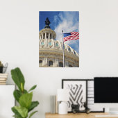 VS, Columbia, Washington DC, Capitol Building Poster (Thuiskantoor)