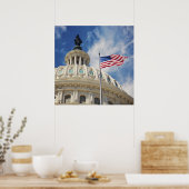VS, Columbia, Washington DC, Capitol Building Poster (Keuken)