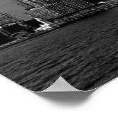 VS: Dame Liberty, Amerikaanse vlag, Poster (Hoek)