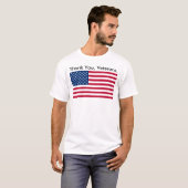 VS - "Dank je, veteranen." -T-shirt T-shirt (Voorkant volledig)