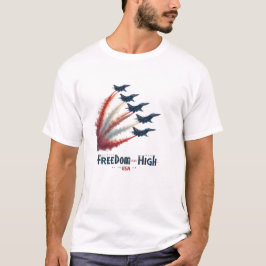 VS de hele dag | Patriottisch T-shirt van 4 juli |