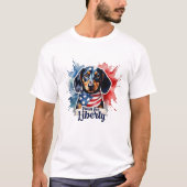 VS de hele dag | Patriottisch T-shirt van 4 juli | (Voorkant)