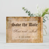 VS Declaration Independence Amazing Parchment Kaart (Staand voorkant)