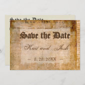 VS Declaration Independence Amazing Parchment Kaart (Voorkant / Achterkant)