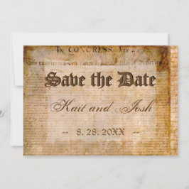 VS Declaration Independence Amazing Parchment Kaart