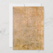 VS Declaration Independence Amazing Parchment Kaart (Achterkant)