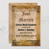 VS Declaration Independence Amazing Parchment Kaart (Voorkant / Achterkant)