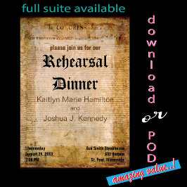 VS Declaration Independence Amazing Parchment Kaart