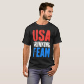 VS Drink team op 4 juli T-shirt (Voorkant volledig)