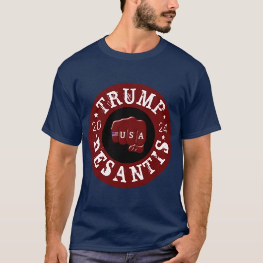 VS Eerste Tattoo Trump DeSantis 2024 T-shirt (Voorkant)