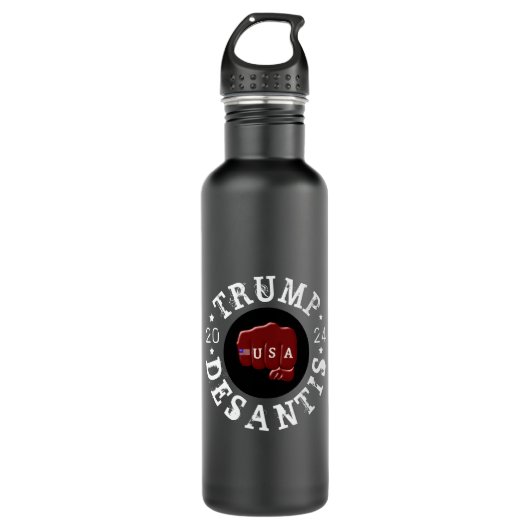 VS Eerste Tattoo Trump DeSantis 2024 Waterfles (Voorkant)