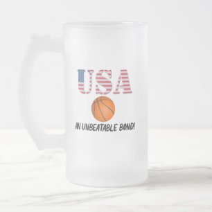 VS en basketbal: een onverslaanbare band! Matglas Bierpul
