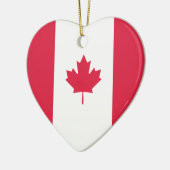 VS- en Canada-vlag Heart Ornament (Links)