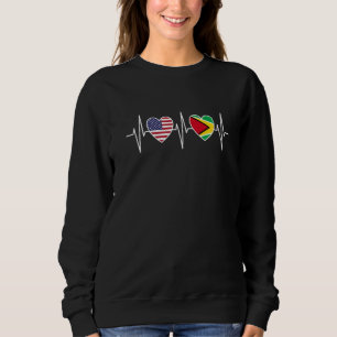 VS en Guyana Guyaanse Vlag Vlaggen Premium Trui