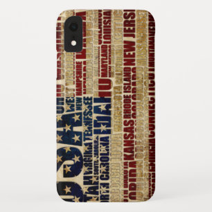 VS en hun federale staten in sterren en strepen Case-Mate iPhone Case