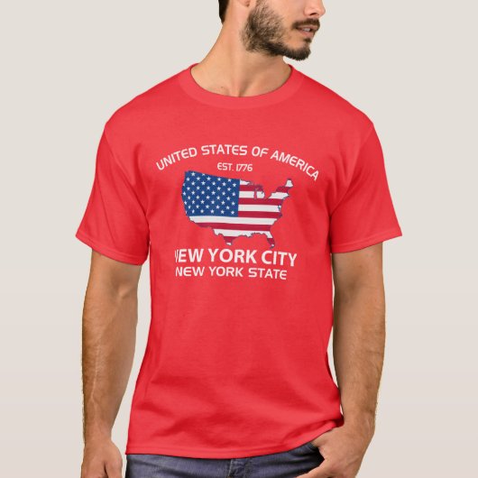 VS EST. 1776 New York City New York T-shirt (Voorkant)