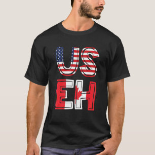 VS EU Amerikaanse Canadese vlag Barbecue Vlees Rok T-shirt